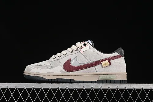 All Categories Nk SB Dunk Series Nk SB Dunk Low Low-top sneakers Nike Dunk Low "Double Swoosh" CNY Year of the Snake Panda Prank Shed the dust to welcome gold Cai Jin Low-top casual sneakers HV1800-101